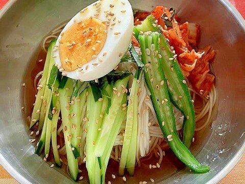 簡単でうまい！韓国冷麺風そうめん